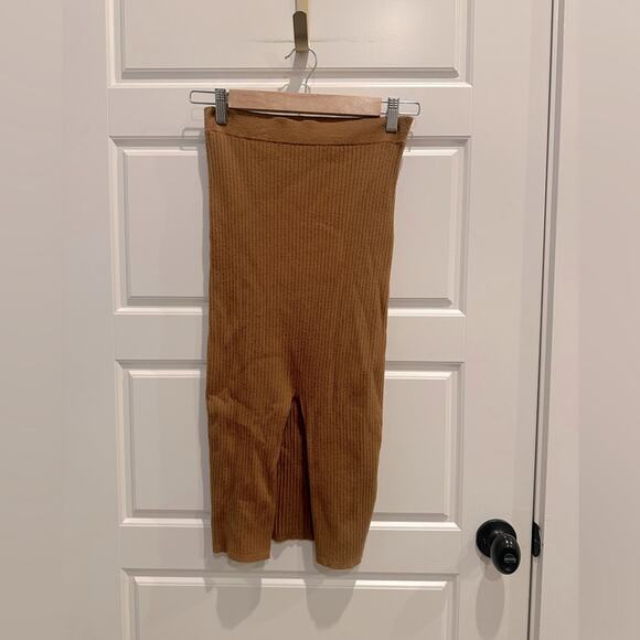 Grade & Gather Dresses & Skirts - Grade & Gather Boutique Bodycon Knit Midi Skirt